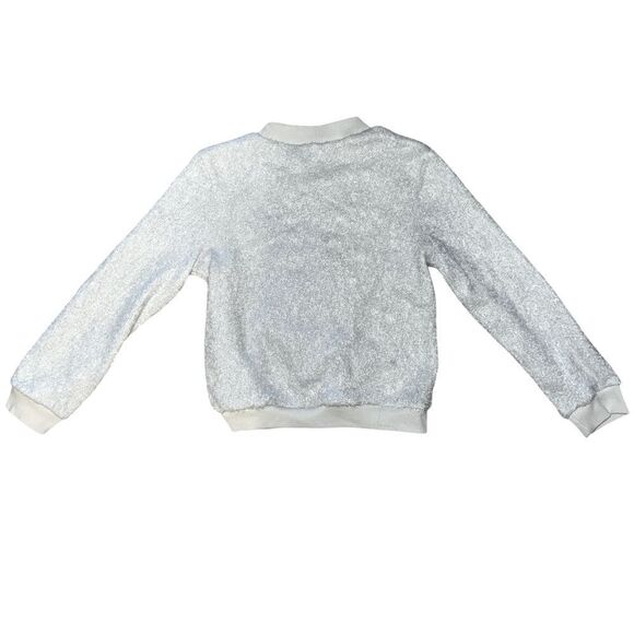 Girls Cozy White Reindeer Sweater - Picture 3 of 4